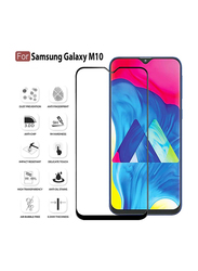 Grip2u Samsung Galaxy M20 Full Glue Coverage Edge to Edge Tempered Glass Screen Protectors, Black