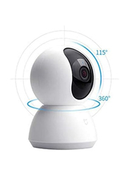 Xiaomi Mi 1080p 360 Degree Videos Home Security Camera, White