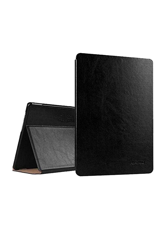 

Kaku Samsung Galaxy Tab A 10.1 2016 Sm-P580-P585 PU Leather Tablet Flip Case Cover, Black