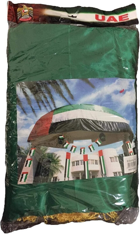 

Generic National Day UAE Flag, Large, 10 x 2 Meter, Multicolour