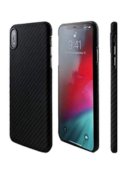 Apple iPhone XS Max Super-Slim Anti-Slip Grip Full Body Protector Mobile Phone Case Cover, Black