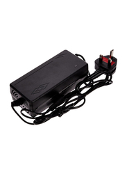 24V Scooter Large Inlet Battery Charger, Black