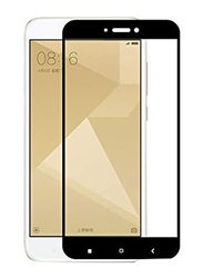 Xiaomi Redmi 5A 5D Scratch Proof Tempered Glass Screen Protector, Clear/Black