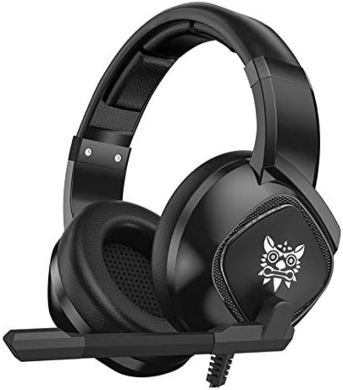 

NA K19 PS4 PC Stereo Gaming Headset with Mic/LED Light for Xbox One/Tablet/Phone, Black