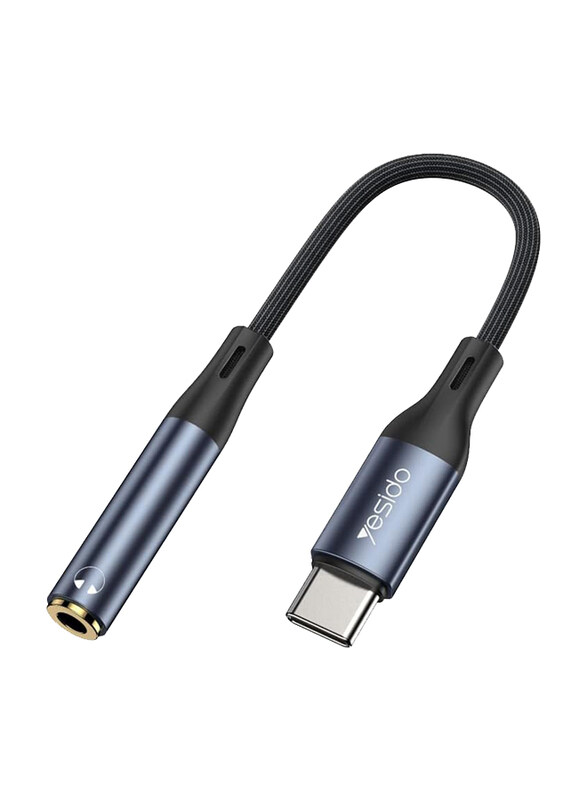 

Yesido Type-C Audio Cable, USB Type-C to 3.5MM Headphone Jack for Smartphones/Tablets, Multicolour