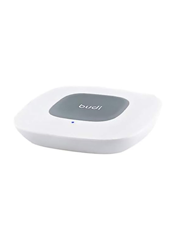 Budi Wireless Charger with 2 USB Ports, G3A2000, White