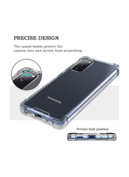 Samsung Galaxy S20 Fe 5g Shock-Absorption Corners Hard PC & Soft TPU Bumper Mobile Phone Case Cover, Clear