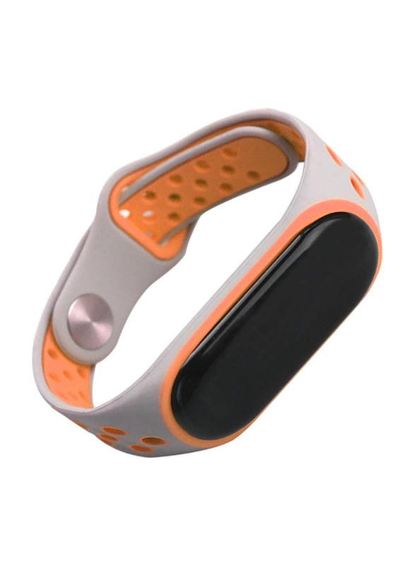 Silicone Anti-Off Wrist Band for Xiaomi Mi Band 3, Orange