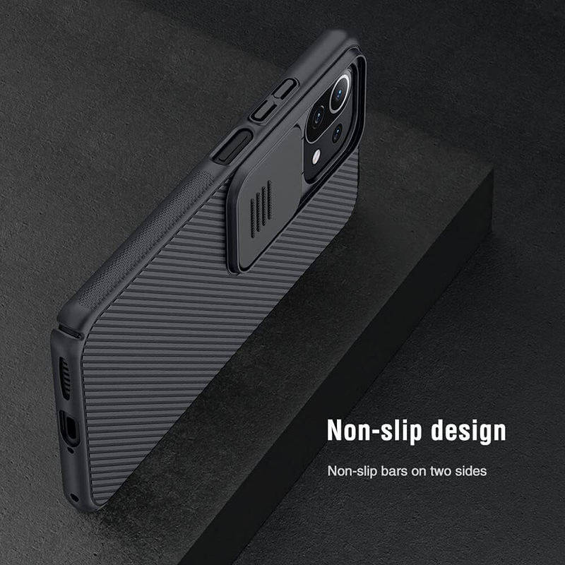 Nillkin Xiaomi Mi 11 Lite CamShield Mobile Phone Case Cover, Black