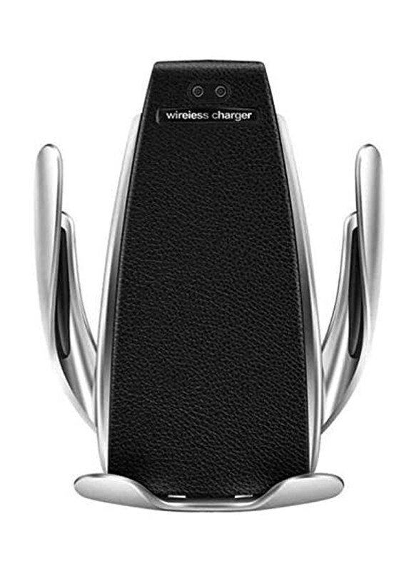

Generic Magic Clip S5 Vehicle Mobile Phone Storage Rack Qi Wireless Car Phone Charger, Black