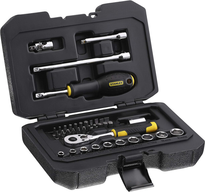 

Stanley 38-Piece Socket Wrenches Set, STMT82828-1, Yellow/Black