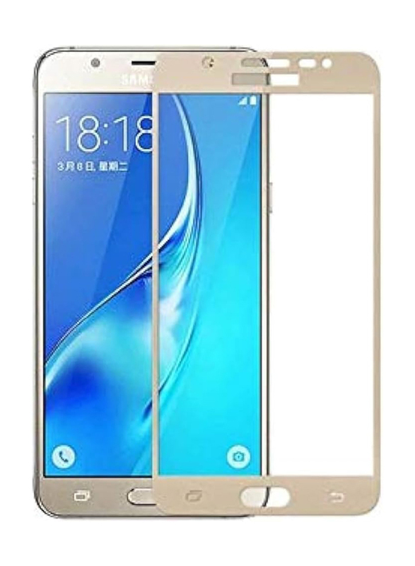 Samsung Galaxy j6 2018 Tempered Glass Screen Protector, Gold