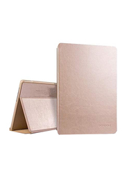 Apple Ipad Mini 4 Leather Tablet Flip Case Cover, Gold