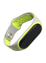 Silicone Anti-Off Wrist Band for Xiaomi Mi Band 3, Green