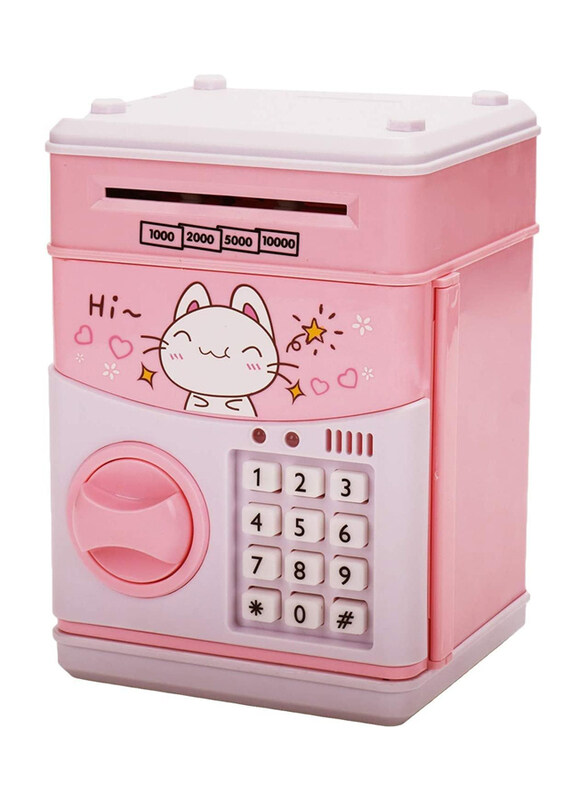 

Krt Tour Electronic Mini ATM Savings Piggy Banks Toys for Real Money Save for Kids, Multicolour