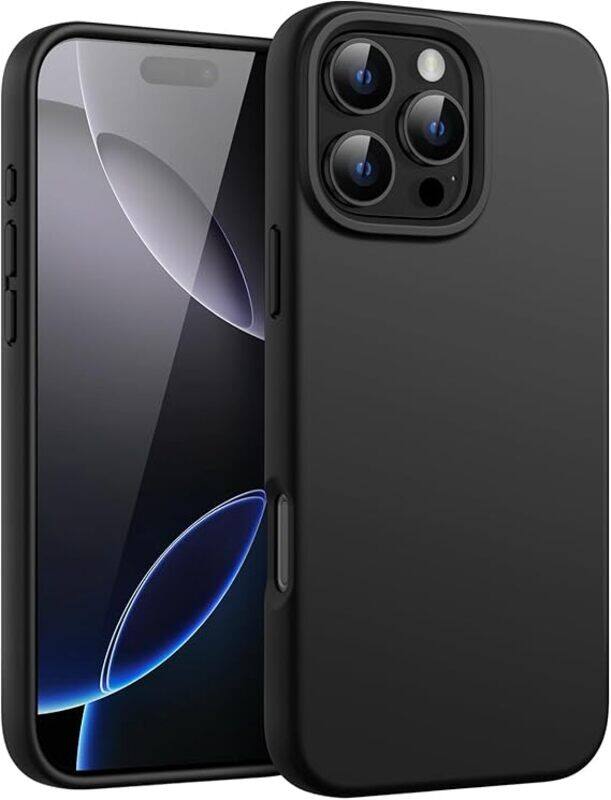 

Generic Liquid Silicone Case for iPhone 16 Pro max 6.3-Inch, Silky Soft Touch Full-Body Protective Phone Case, Anti-Scratch Shockproof Cover with Microfiber L