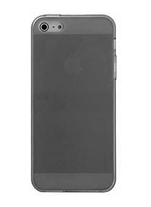 Apple iPhone 5s Matte TPU Mobile Phone Case Cover with Screen Protector, Black