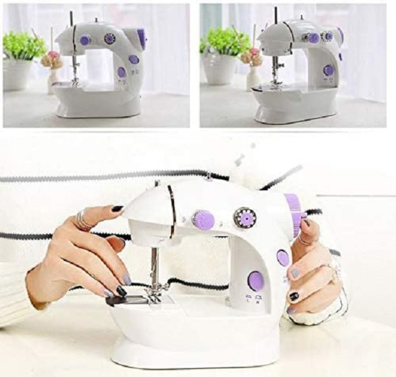 Mini Portable Electric Operated Sewing Machine, White