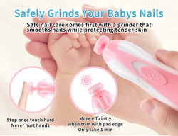 6 In 1 Baby Nail Electric Manicure Set for Kids