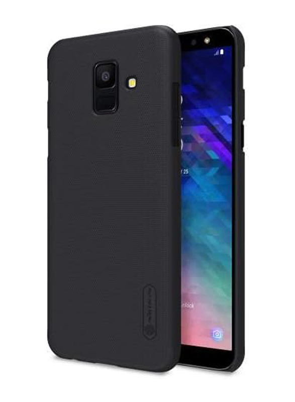 NIllkin Samsung Galaxy J4 Plus Frosted Shield Mobile Phone Case Cover, Black