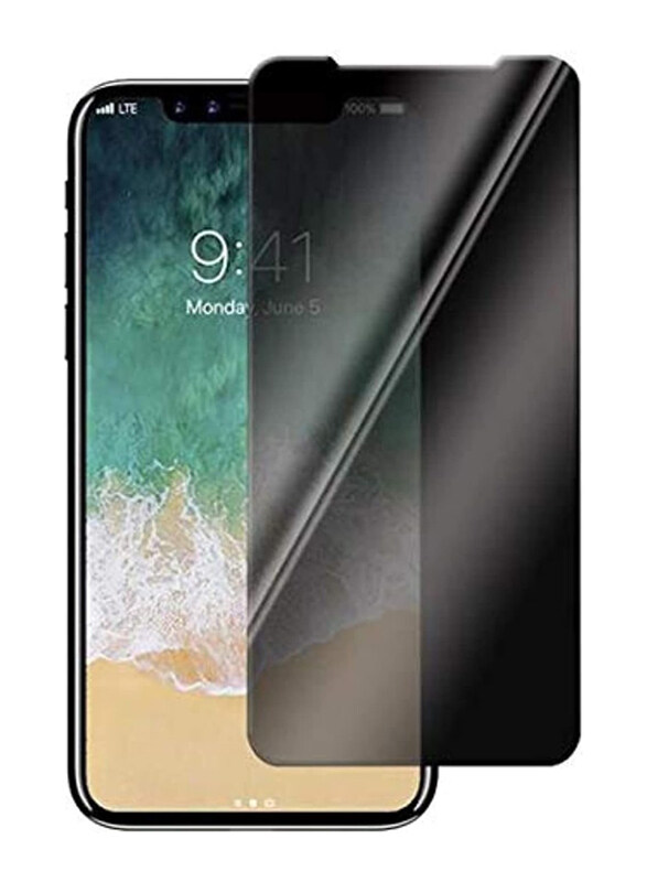 

Generic Apple iPhone XS Max 6.5 Inch Anti-Spy Privacy Tempered Glass Screen Protector, 2 Pieces, Black