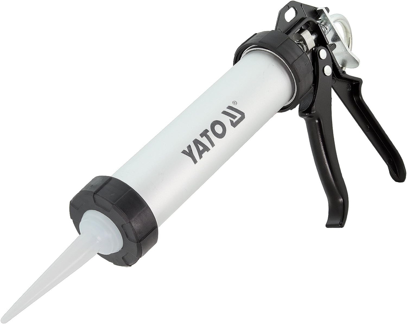 Yato 440mm Aluminium Caulking Gun, YT-6754, White/Black