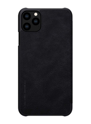 Nillkin Qin Apple iPhone 11 Pro 5.8" Leather Flip Mobile Phone Case Cover with Card Holder, Black