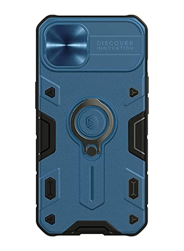 Nillkin Apple iPhone 13 6.1-inch CamShield Armor Case Hard Back Mobile Phone Case Cover, Blue