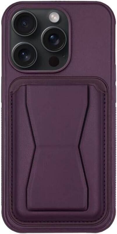 

Generic Anti Scratch Full Body Protection With Grip Card Holder Cover Case For Iphone 16 Pro Max in