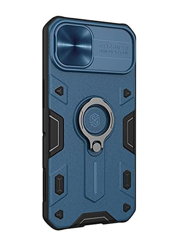 Nillkin Apple iPhone 13 6.1-inch CamShield Armor Case Hard Back Mobile Phone Case Cover, Blue