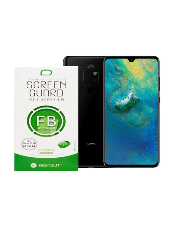 Huawei Mate 20 Best Suit 3D Curved 360 Full Body Anti Shock Front & Back Screen Protector, Clear