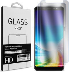 JBQ Huawei A8 Plus 2018 2.5D Curved Tempered Glass, Clear