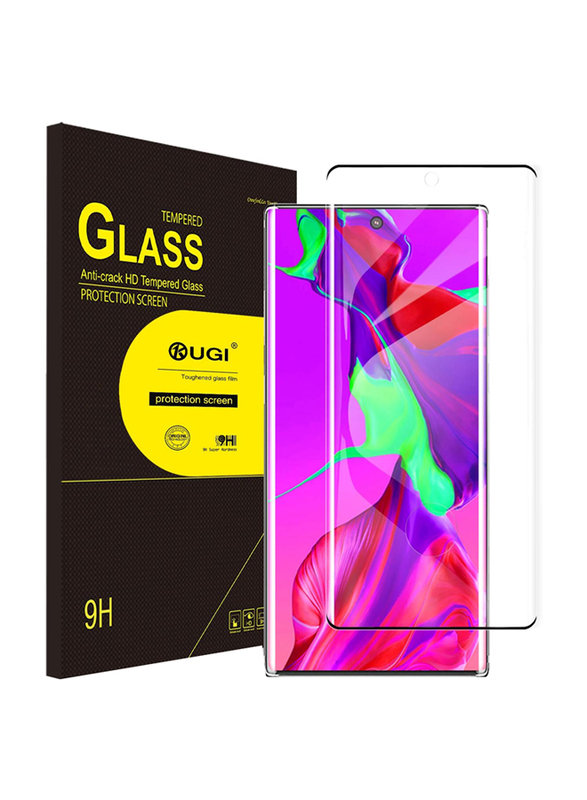 Kugi Samsung Galaxy Note 10 9H Hardness Tempered Glass Screen Protector, Clear