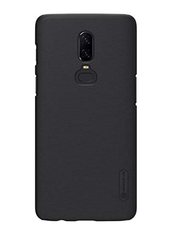 Nillkin OnePlus 6T Frosted Hard Shield Mobile Phone Case Cover, Black