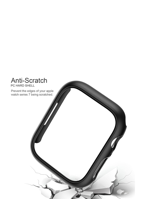 Bumper Case for Apple Watch 41mm, 2 Pieces, Black