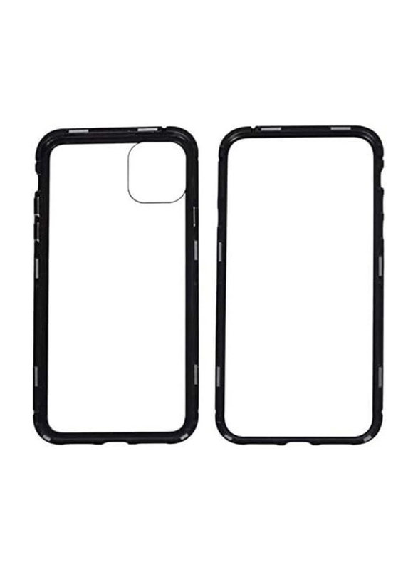 Apple iPhone 11 Pro Max Magnetic Tempered Glass Mobile Phone Case Cover, Black