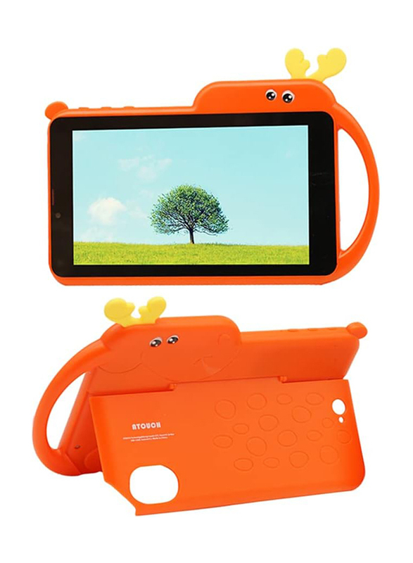 A Touch 16GB Orange 7-inch Early Education Kid's Tablet, 2GB RAM, WiFi + 5G