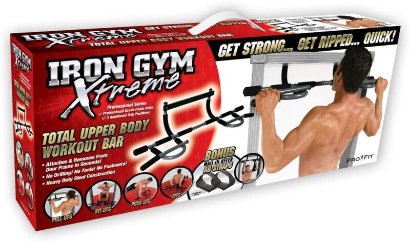 

Iron Gym Total Upper Body Workout Bar Extreme Edition, Black