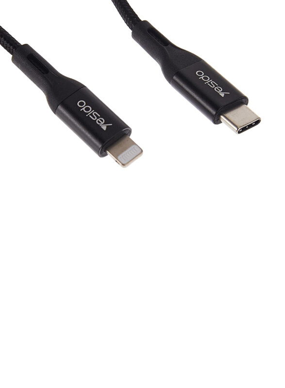 

Yesido USB Type A to Lightning MFI Data Cable, CM-11, Black