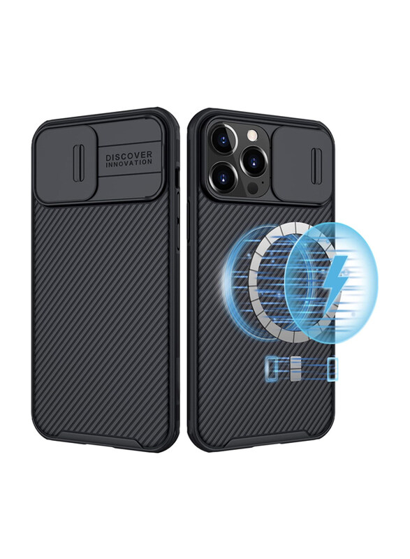 

Nillkin Apple iPhone 13 Pro Max CamShield Pro Case Hard Back Mobile Phone Case Cover, Black