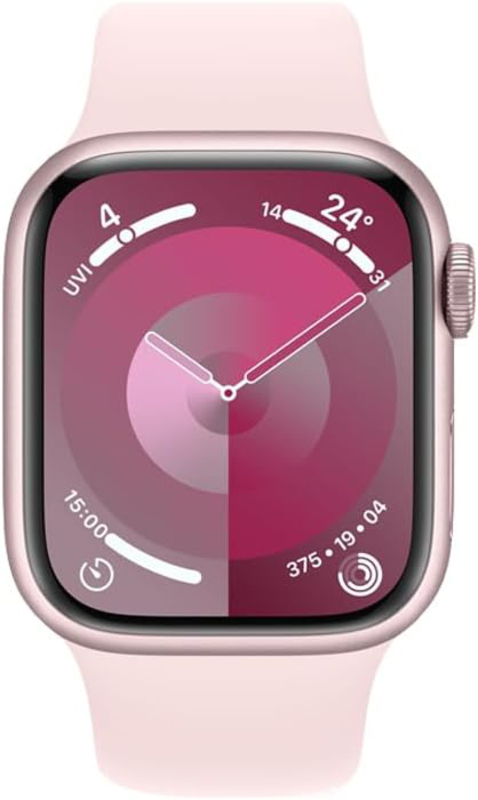 Modio MW09 Mini 36mm Smartwatch with 2 Pair Straps for Women, Pink