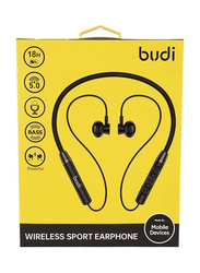 Budi 5.0 Bluetooth In-Ear Wireless Sport Earphone, Black