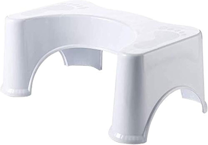 

Generic Bathroom Plastic Toilet Stool, White