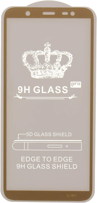 Samsung Galaxy J8 9H Glass Mobile Phone Screen Protector, Gold