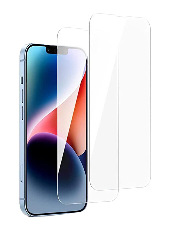 

Generic 6.7-inch Apple iPhone 14 Plus/Pro Max Film HD Clear Anti-Scratch Tempered Glass Screen Protector, 2 Pieces, Clear