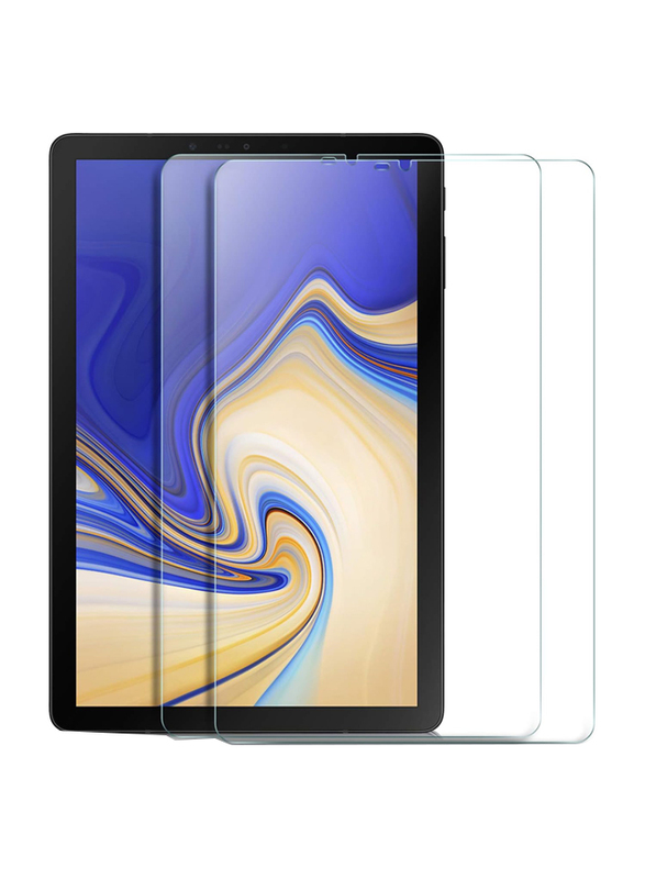 ELTD Samsung Galaxy Tab S4 9H Hardness Tempered Glass Screen Protectors, 2 Pieces, Clear