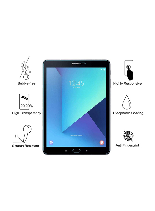 Trands Samsung Galaxy Tab S3 9.7-Inch Tempered Glass Screen Protector, Clear