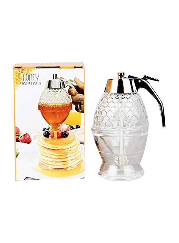 Acrylic Honey Dispenser, 3088Tt, Silver/Clear