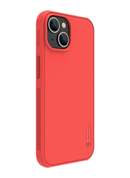 Nillkin Apple iPhone 14 Plus without Logo Cut-out Super Frosted Shield Pro Mobile Phone Case Cover, Red