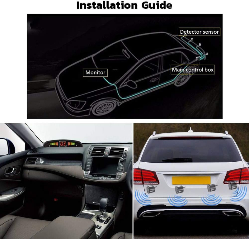 Toby's Car Parking Sensor with LED Display Audio Alarm